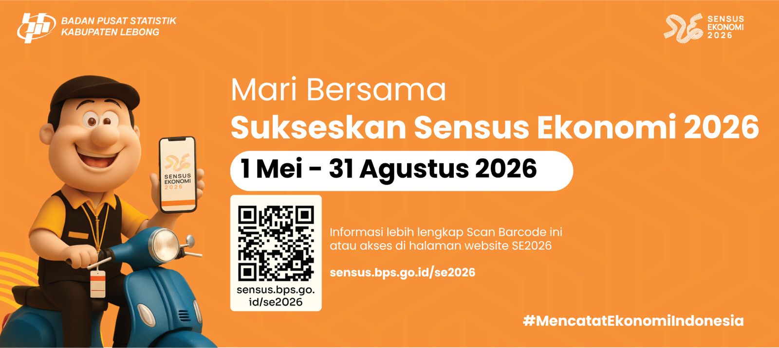 PUBLIKASI SENSUS EKONOMI 2026 BPS LEBONG PUBLIKASI SENSUS EKONOMI 2026 BPS LEBONG