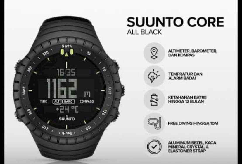 Jam Tangan Suunto Tahan Air Cocok Yang Punya Hobbi Olahraga Renang 