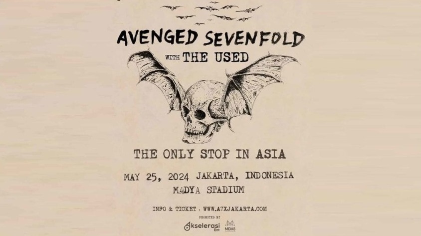 Ternyata Ini Alasan Avenged Sevenfold Pilih Konser di Jakarta!