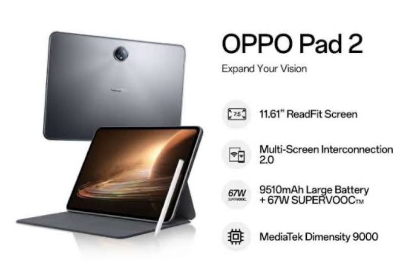 OPPO Pad 2 Bawa Standar Tablet Flagship, Cek Spesifikasinya