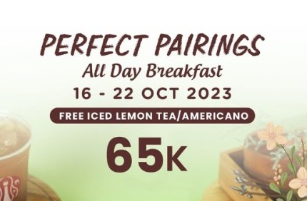 Promo JCO Oktober: Menu Sarapan Cukup 65 Ribu Gratis Es Lemon Tea atau Americano