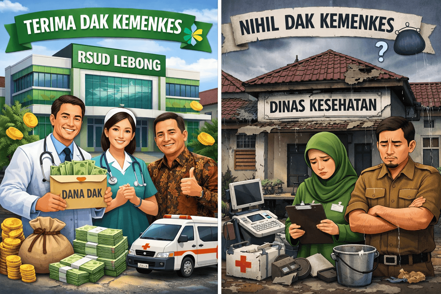 RSUD Lebong Kecipratan Rp 3, 5 M DAK Kemenkes RI, Dinkes Nihil DAK 