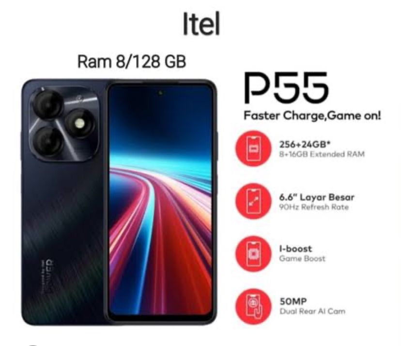 6 HP Itel Terbaru 2024, Spesifikasi dan Harganya