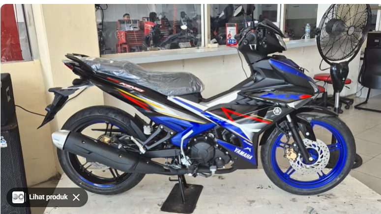 Yamaha MX King 150 Terbaru Warna Biru Hitam