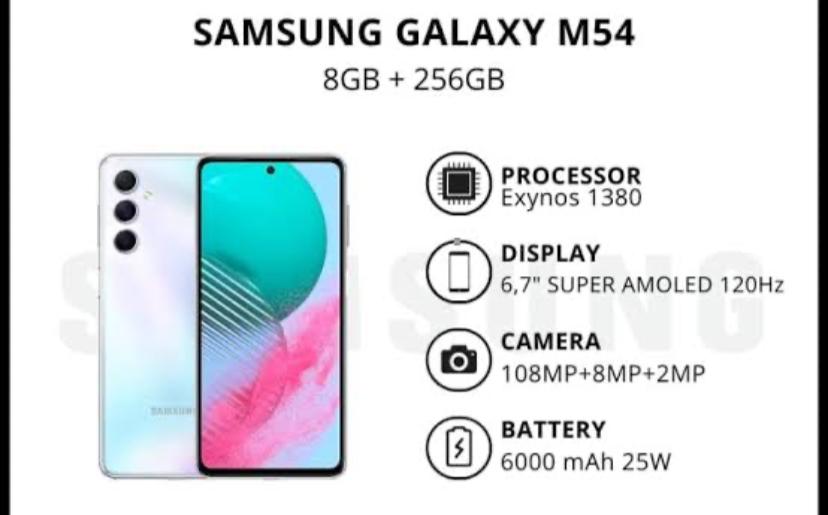 Samsung Galaxy M54 Mengeluarkan Seri Ponsel 5G Dengan Harga Yang Kompetitif