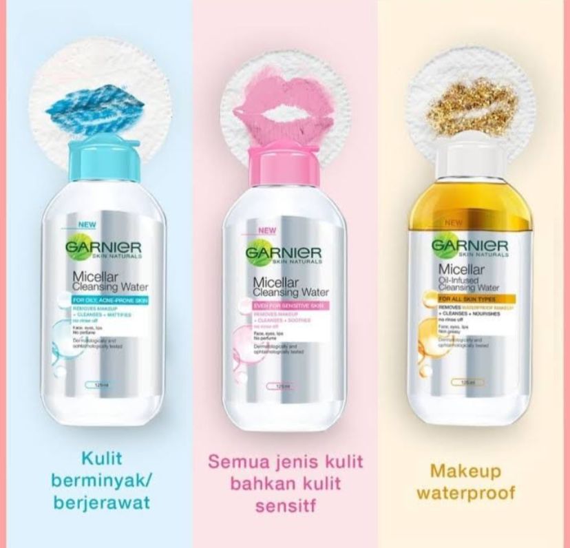 Produk Double Cleansing Sejuta Umat, Garnier Micellar Water Mampu Mengangkat Kotoran