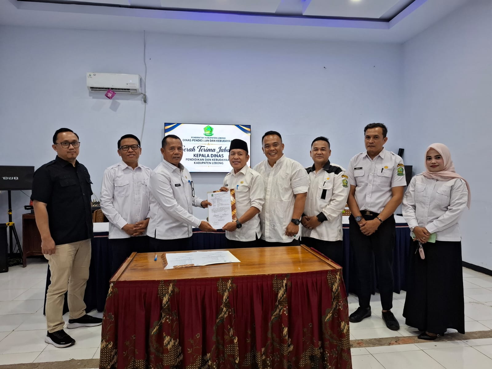 Sertijab Kadis Dikbud Lebong, Indra Gunawan Siapkan Pemetaan Program Kerja dan Persoalan Pendidikan