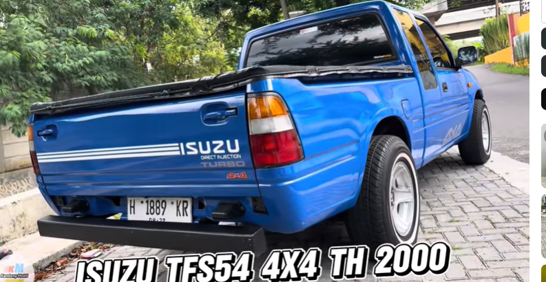 Isuzu TFS 54 4x4 Tahun 2000 Space Cab, Pick Up Langka Bermesin Legendaris