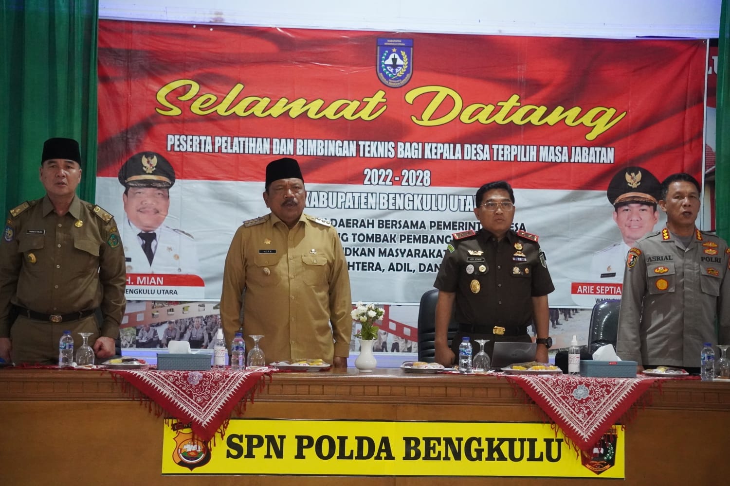Kades Terpilih di Bengkulu Utara Ikuti Bimtek di SPN Polda Bengkulu