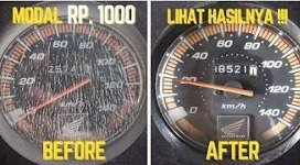 Hilangkan Retak Kaca Speedometer Motor dengan Cara Sederhana dan Hemat Biaya