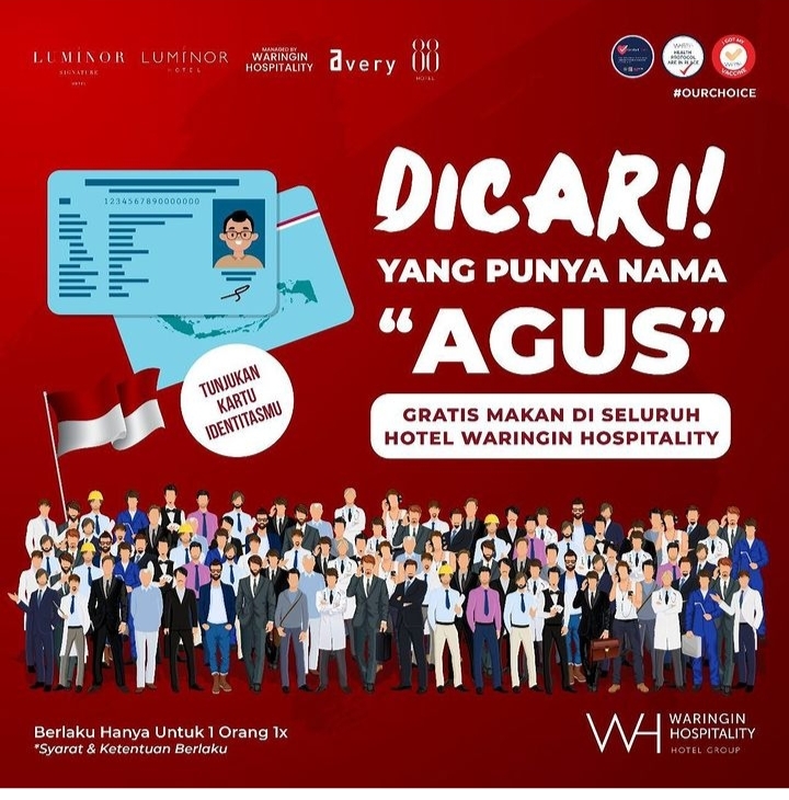 Yang Punya Nama 'Agus' Siap-siap Merapat