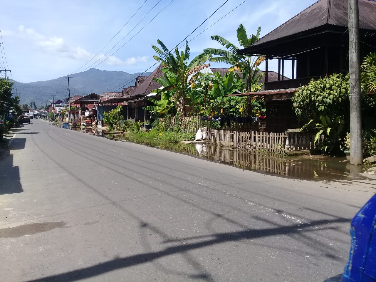 Jalan Kerap Tergenang, Kecamatan Minta Desa Rutin Gotong Royong
