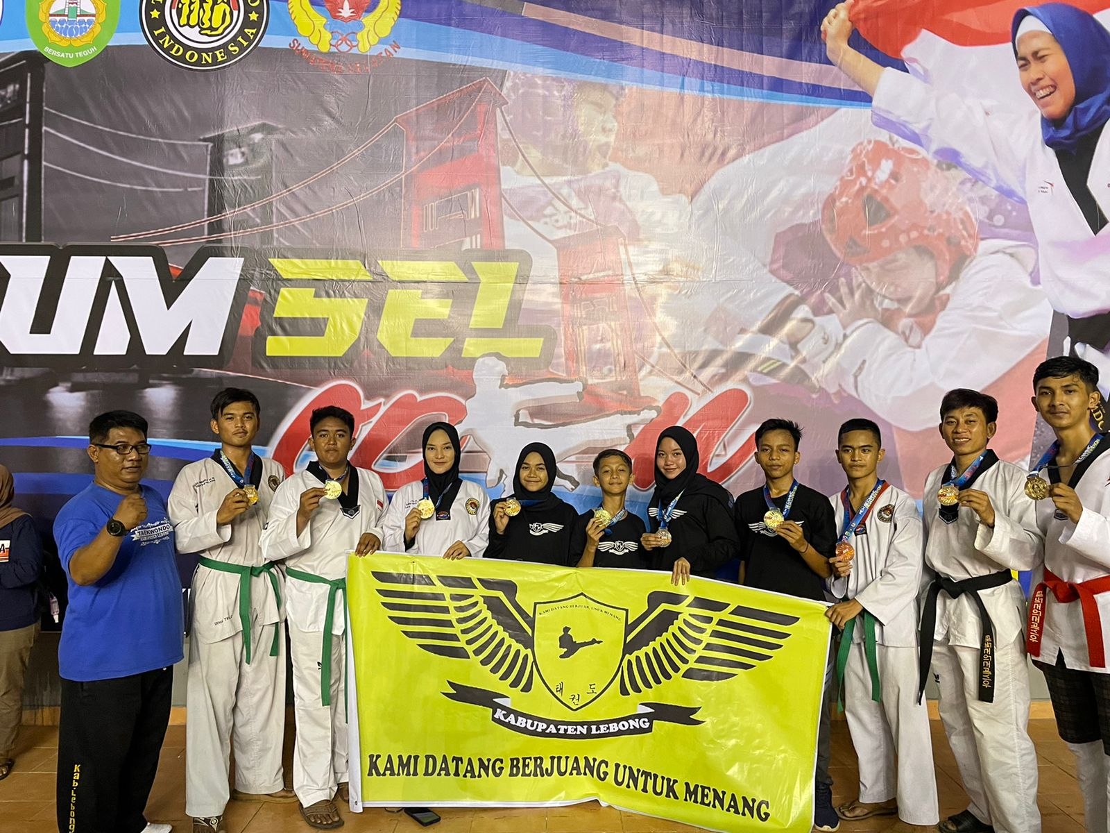Boyong 7 Emas, Ini 10 Atlet Taekwondo Harumkan Kabupaten Lebong