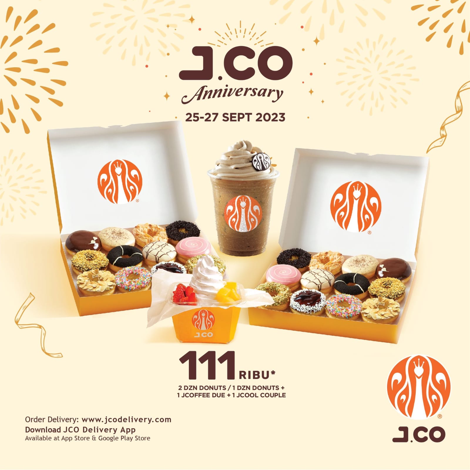 Jangan Sampai Terlewat! Hari Ini Terakhir Harga Rp111.000  Promo JCO Anniversary Loch!