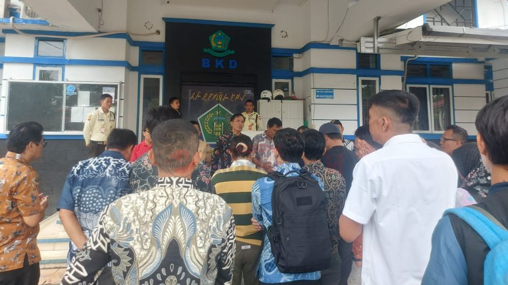 5 Bulan TPP Belum Cair, Puluhan ASN Pemda Lebong Datangi Kantor BKD