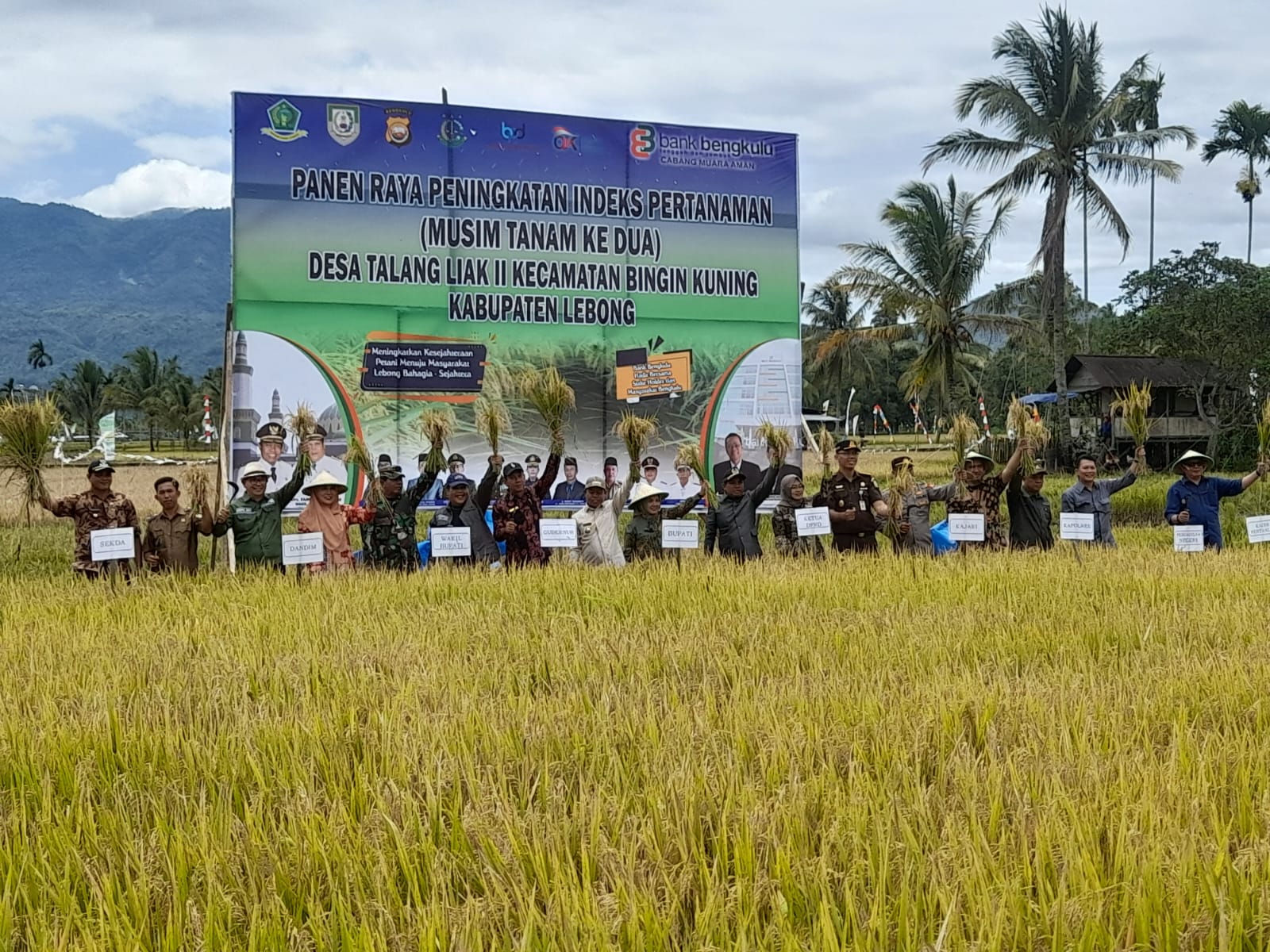 Dukung MT II di Lebong, Berikut Bantuan yang Dijanjikan untuk Petani  