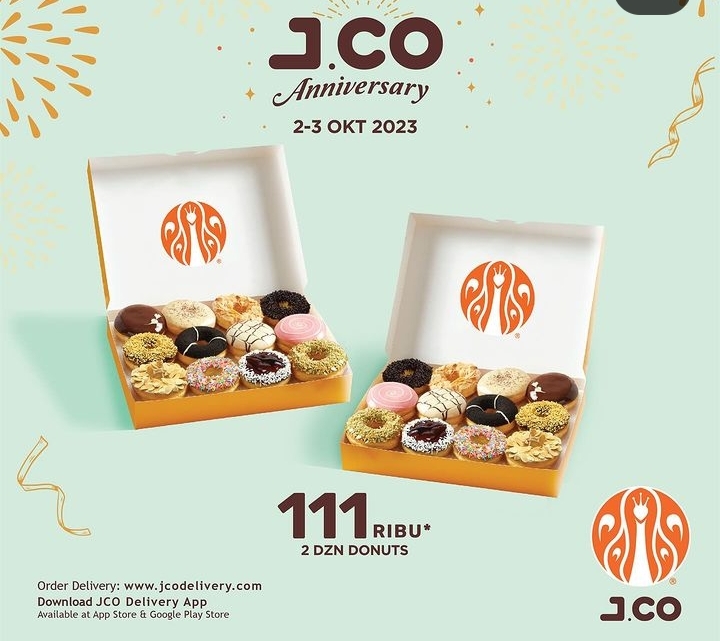 Promo JCO 2 Lusin Donuts Hanya Rp111 Ribu, MARI ORDER!