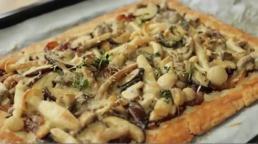 Resep Pizza Crispy Mushroom, Renyah dan Gurih