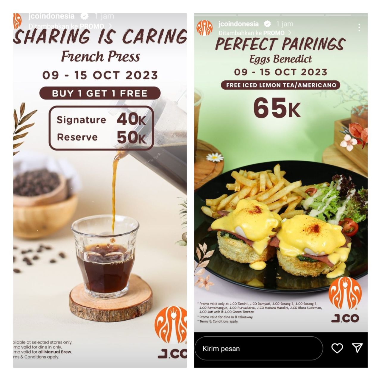 Senin Happy Bareng Promo Buy 1 Get 1 Free, Gass Keun! Hanya di Promo JCO 9-15 Oktober 2023