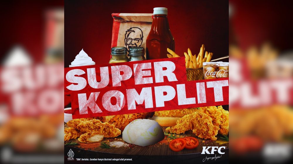 TERBARU! Promo KFC Hari Ini, Paket Super Komplit Cuma Rp41 Ribu