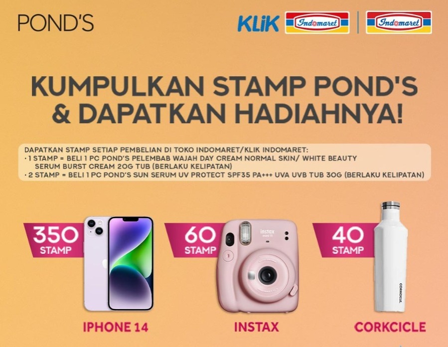 Promo Indomaret: Kumpulkan Stamp Pond's dan Segera Menangkan iPhone 14!
