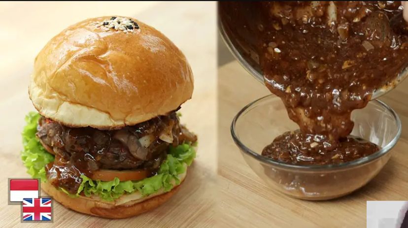 Resep Black Pepper Oat Beef Burger, Cocok Untuk Ide Jualan  