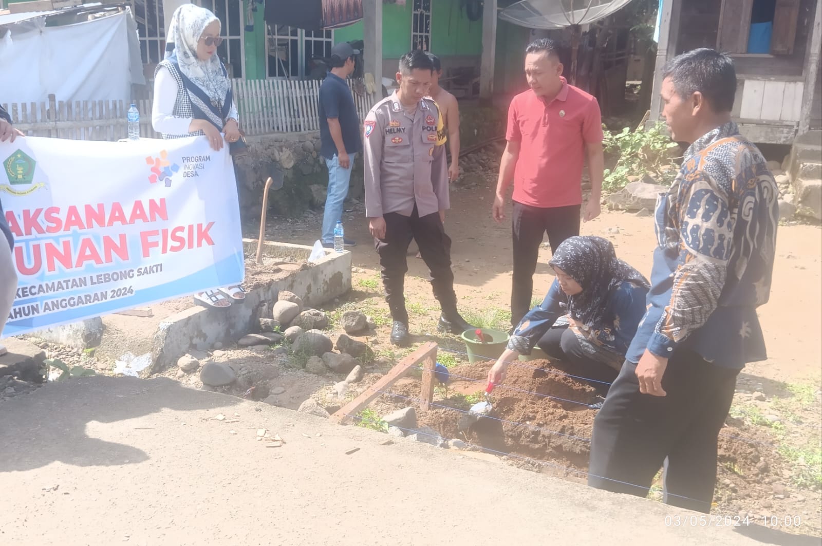 Atasi Krisis Pangan, DD Tahap I Desa Tabeak Dipoa untuk Bangun Saluran Irigasi dan SPAL