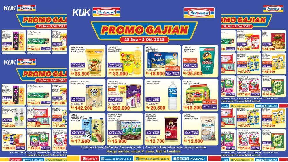 Gajian Tiba, Belanja Seru di Promo Indomaret Terbaru! Berlaku Hingga 5 Oktober 2023