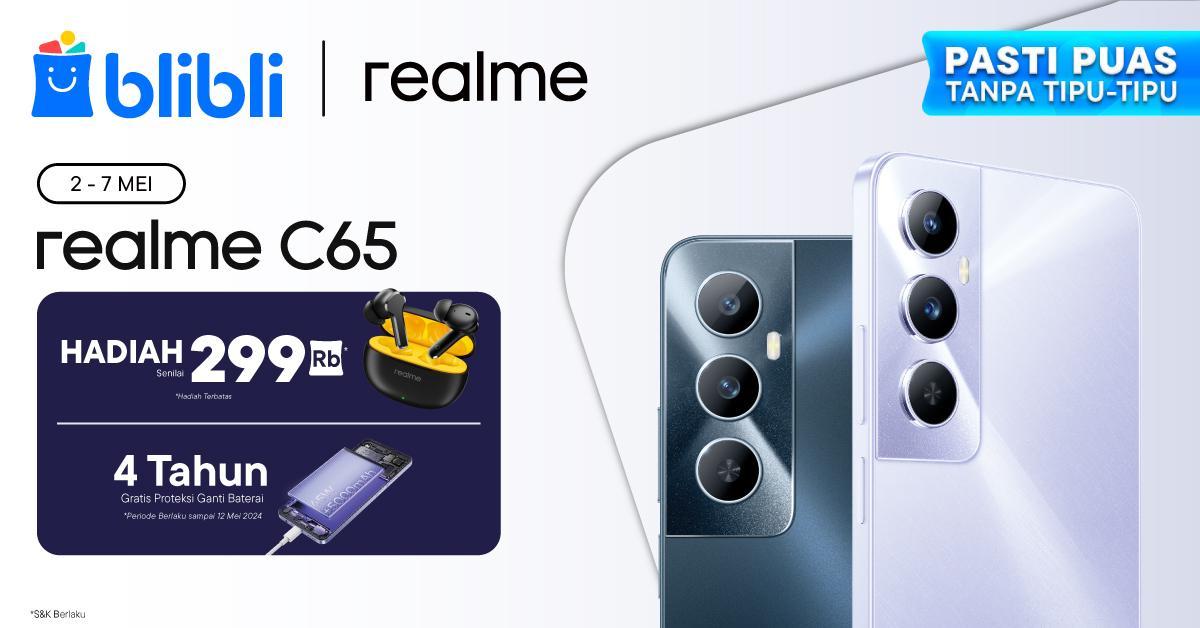 Review Realme C65: Harga, Desain, dan Fitur Unggulannya, Cek dan Beli di Blibli!