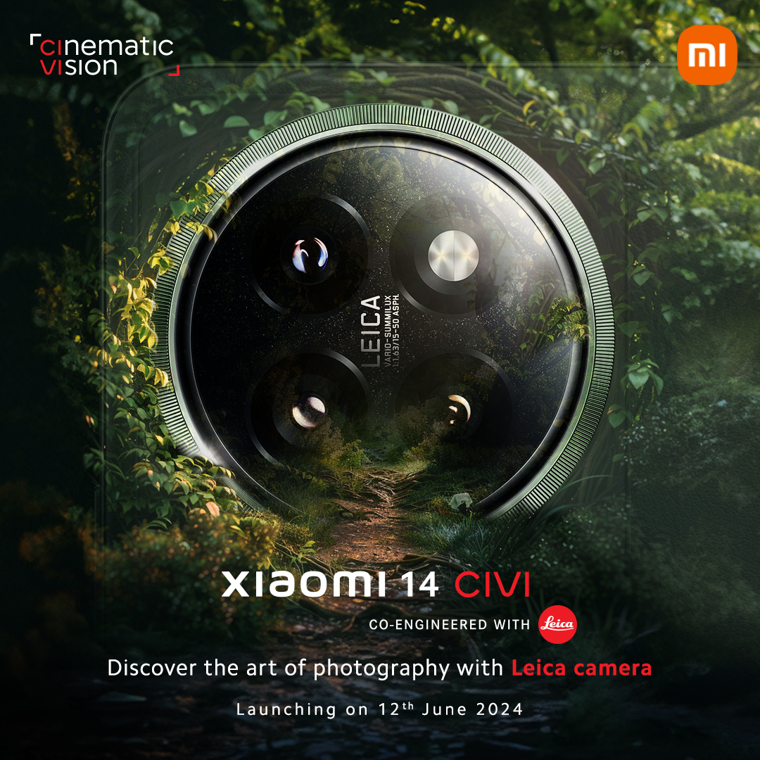 Performa Gahar & Kamera Selfie Canggih, Xiaomi 14 Civi Dijadwalkan Meluncur Hari Ini 12 Juni di India !