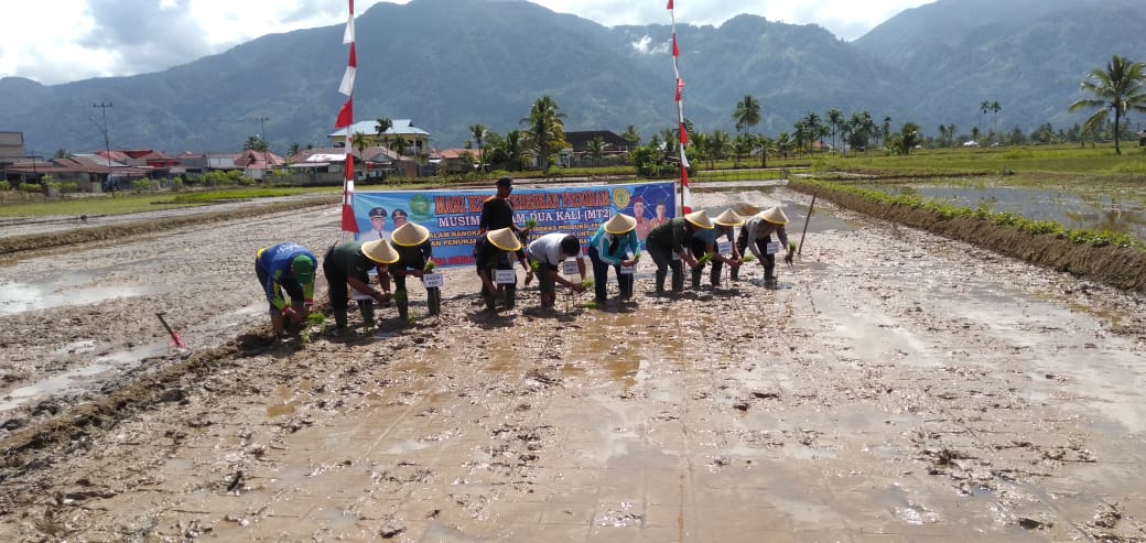 Wabup Lebong Apresiasi Semangat dan  Animo Masyarakat Desa Sungai Gerong Laksanakan MT II 