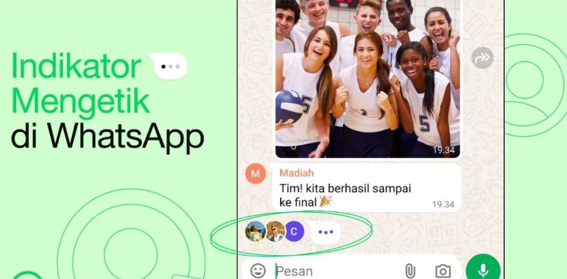 WhatsApp Memperbarui Ikon Mengetik Berupa Typing Bubble