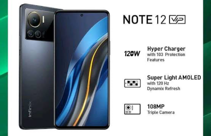 HP Infinix Note 12 VIP Layar AMOLED dan Kamera 108MP