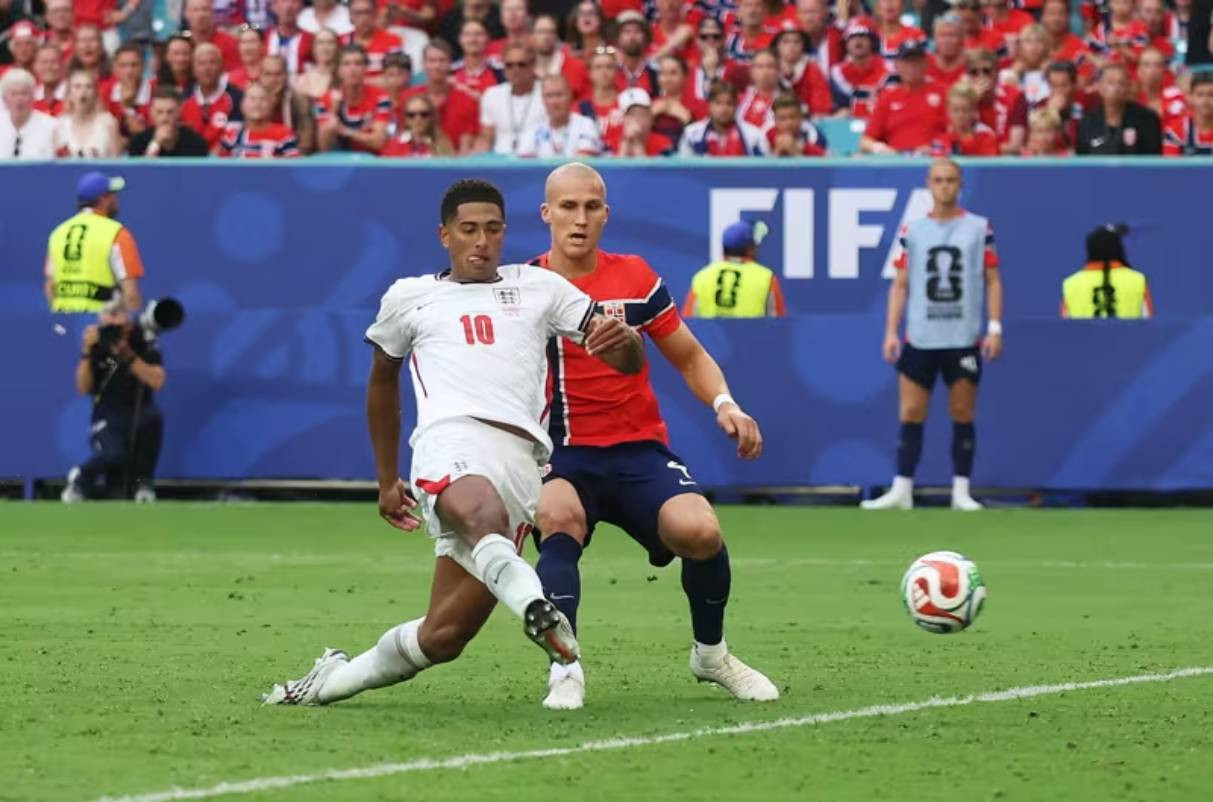 Dua Gol Bellingham Bawa Inggris ke Semifinal, Norwegia Tersingkir dengan Air Mata