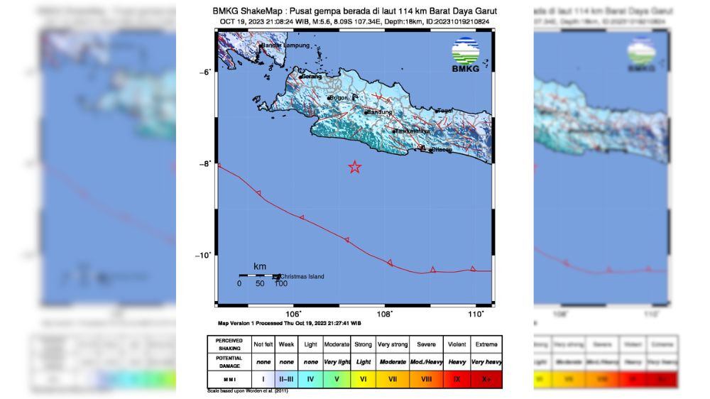 Garut, Jawa Barat Dikejutkan Gempa Terkini dengan Kekuatan 5,6 Magnitudo