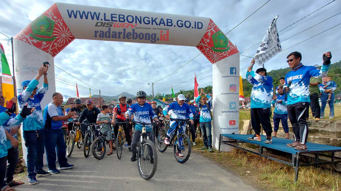 Fun Bike HUT Kabupaten Lebong, Ajang Promosikan Wisata