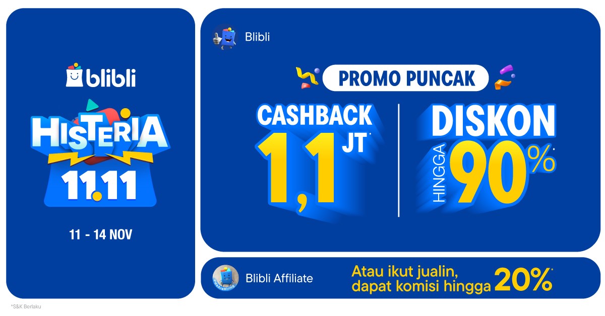 iPhone 15 Pro dengan 4 Pilihan Warna di Promo 11.11 Blibli