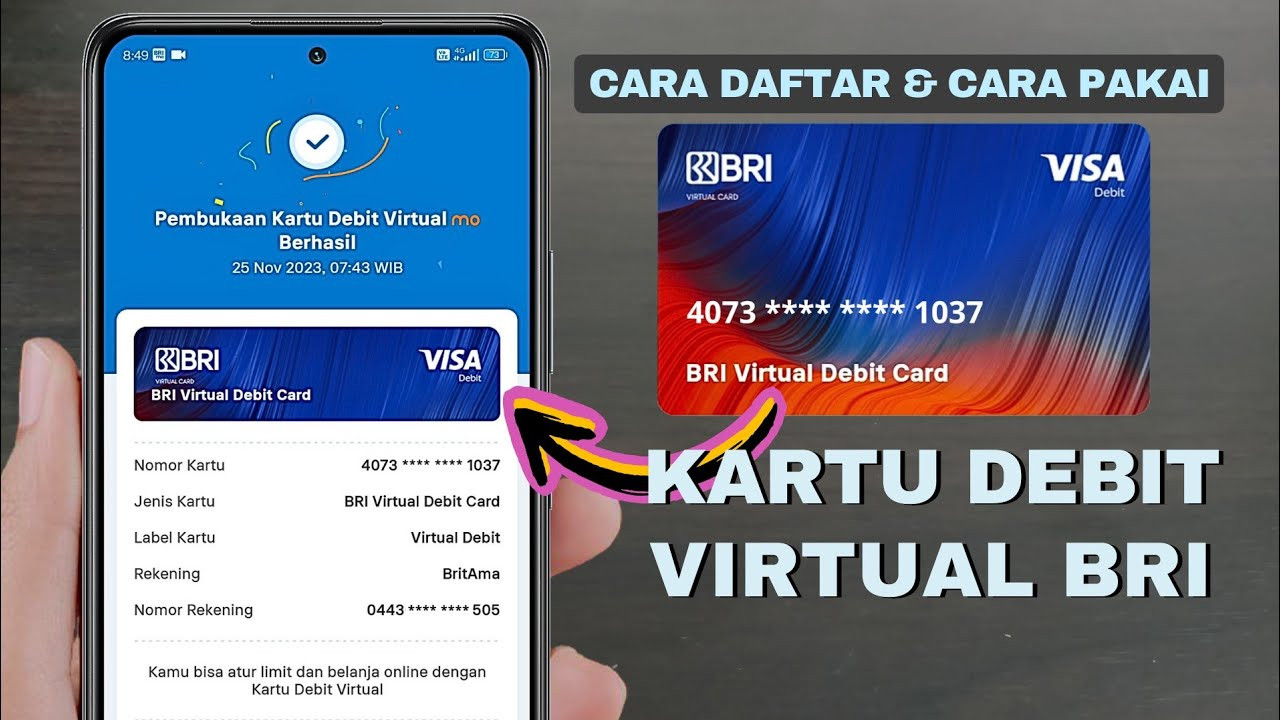 Cara Cek CVV Kartu Debit BRI di BRImo