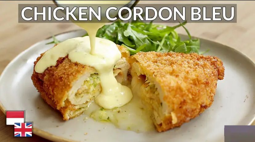 Resep Chicken Cordon Bleu, Bahan Lokal Tapi Kualitas Restoran