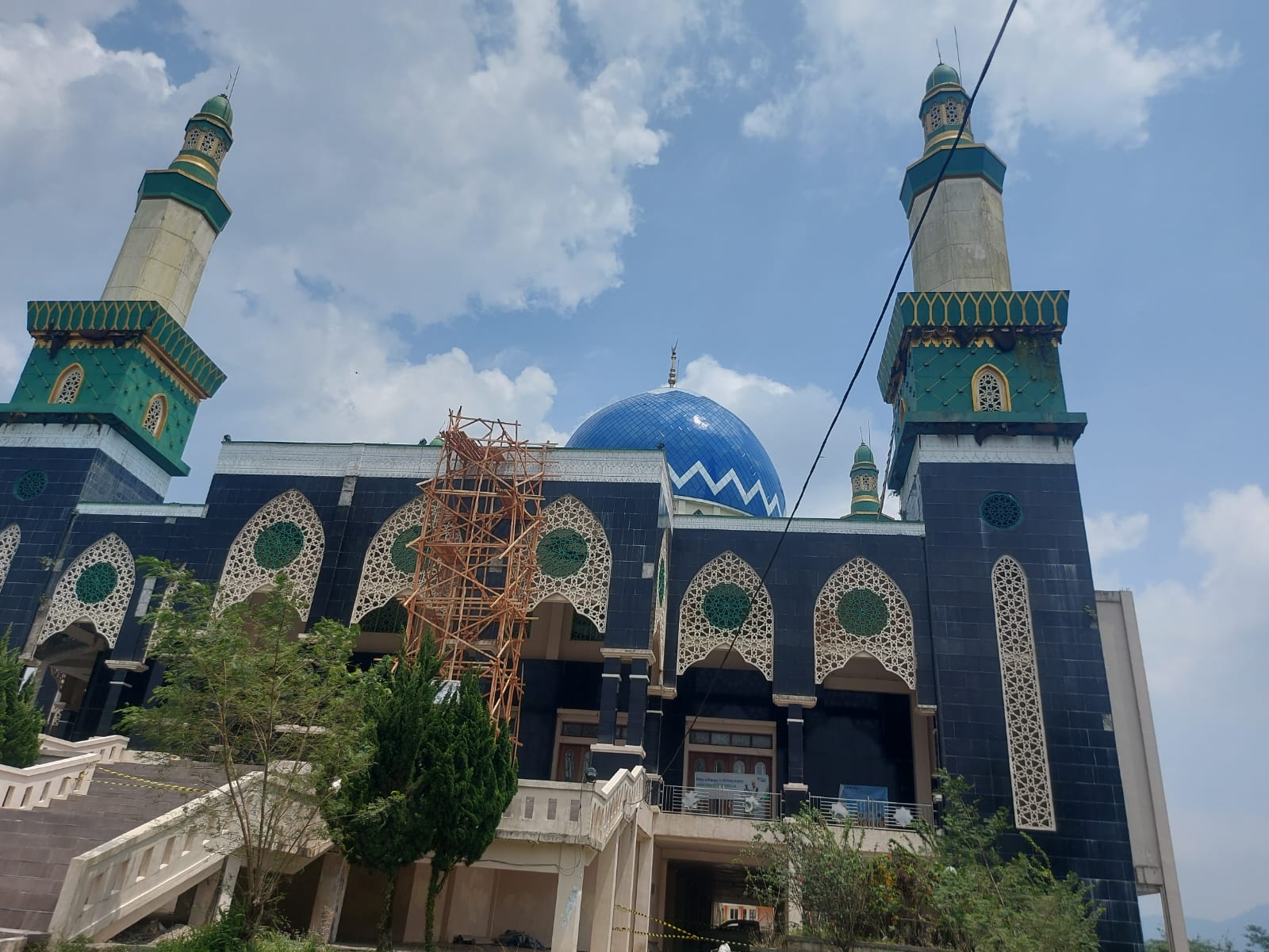 Rehab Masjid Agung Sultan Abdullah Lebong dan PTM Muara Aman Baru Dimulai