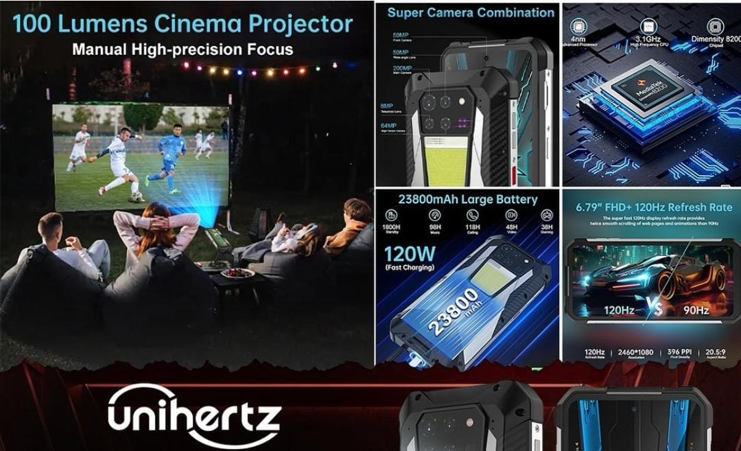 Unihertz Tank 3 Pro, Smartphone Tangguh untuk Kebutuhan Ekstrim