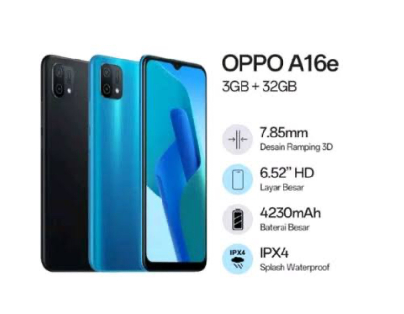 Review OPPO A16e Kini Dengan Satu Kamera di Belakang