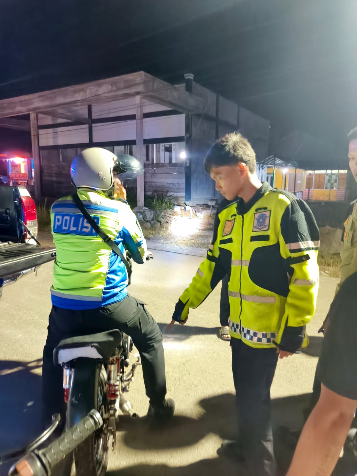 Patroli Dini Hari, Satlantas Polres Lebong Bubarkan Balap Liar dan Amankan 17 Motor