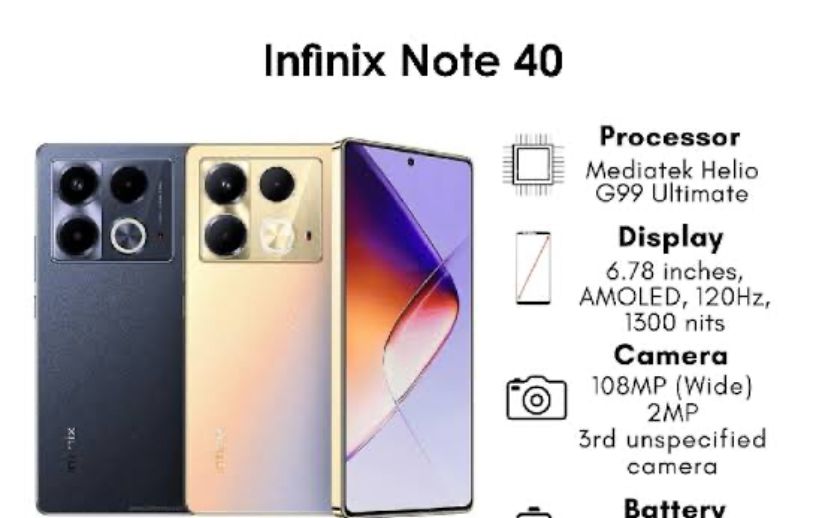 Harga Terbaru Infinix Note 40 Terbaru dan Spesifikasinya