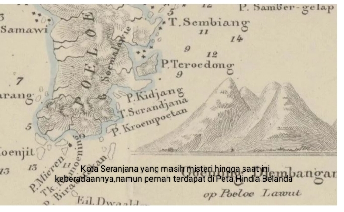 Misteri Kota Gaib Saranjana Kalimantan Selatan, Adakah dalam Peta Indonesia?