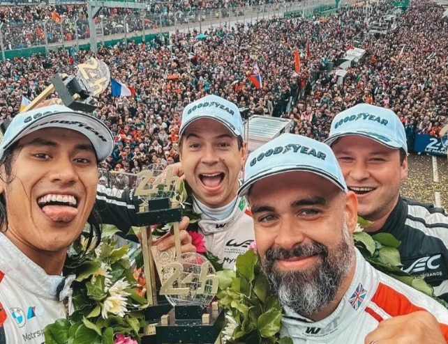 Sean Gelael Raih Podium Kedua di Le Mans 24 Jam, Perjuangan Luar Biasa Tim WRT 31