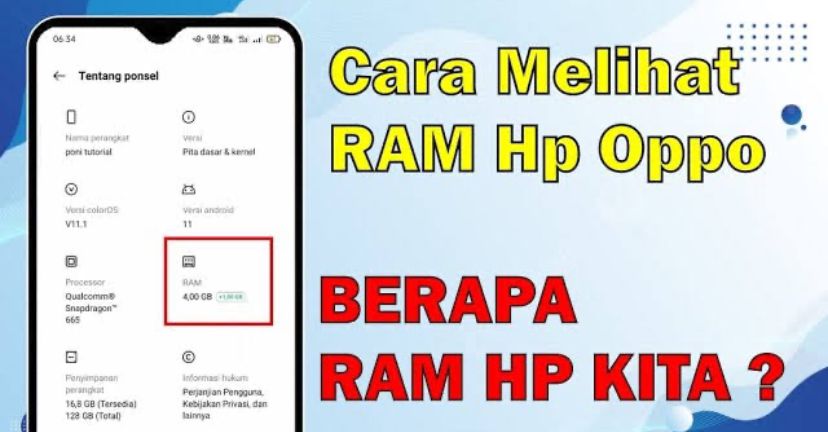 Cara Mengetahui RAM HP OPPO, Dijamin Ngak Susah!