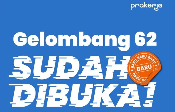 Terakhir Tahun Ini! Kartu Prakerja Gelombang ke-62 Dibuka, Ini Cara Daftarnya