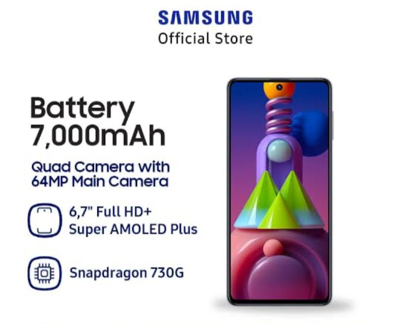 Samsung Galaxy M51 Menyandang Gelar HP Samsung Dengan Baterai Terbesar