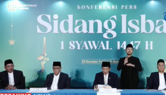 Pemerintah Putuskan Idulfitri Jatuh pada Sabtu 21 Maret 2026